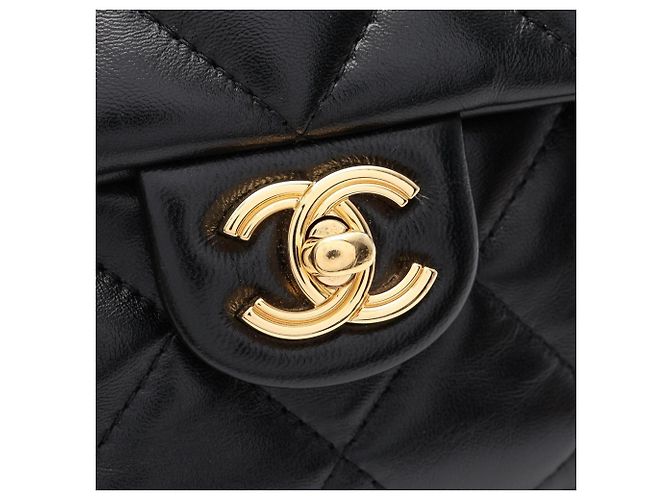 Timeless Borsa Chanel Matelassé con manico superiore Nero - vista 9