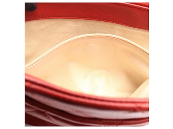 Borsa Tote Chanel Matelassé Rosso - vista 6