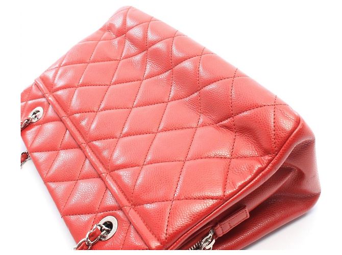 Borsa Tote Chanel Matelassé Rosso - vista 7