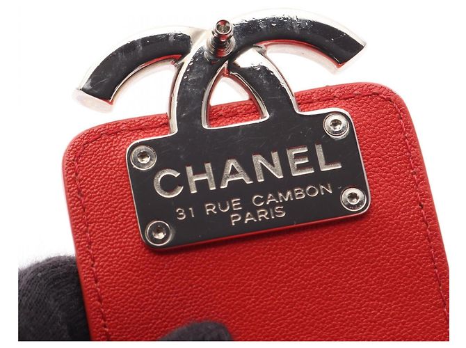 Borsa Chanel Matelassé Half Coco Camera Bag Rosso - vista 10