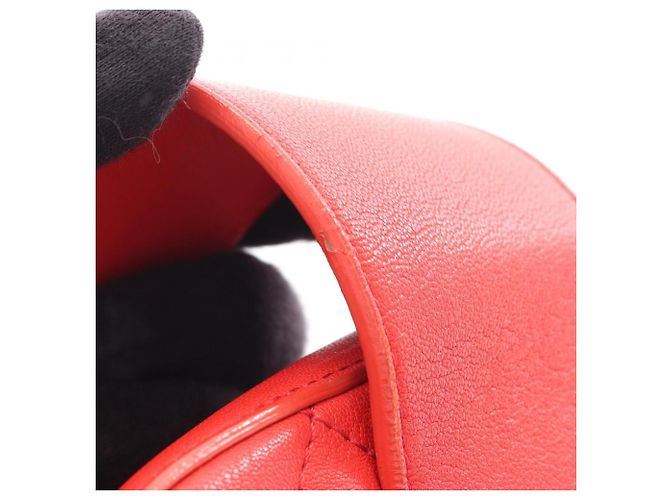 Borsa Chanel Matelassé Half Coco Camera Bag Rosso - vista 8