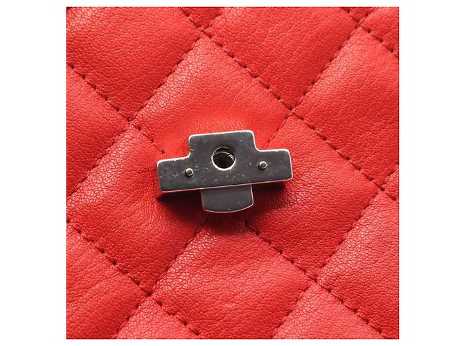 Borsa Chanel Matelassé Half Coco Camera Bag Rosso - vista 9