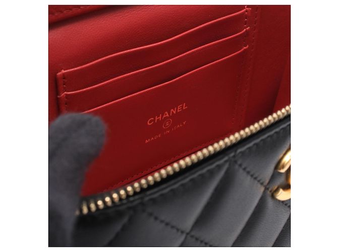 Borsa a tracolla Vanity Chanel Matelassé Nero - vista 4