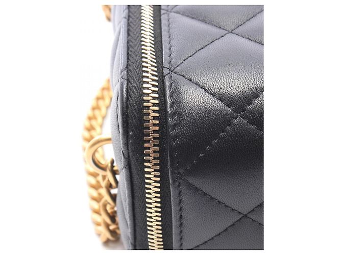 Borsa a tracolla Vanity Chanel Matelassé Nero - vista 6