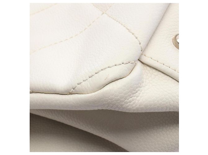 Chanel Matelassé Large Coco Mark Tote Bag Weiß - Ansicht 11