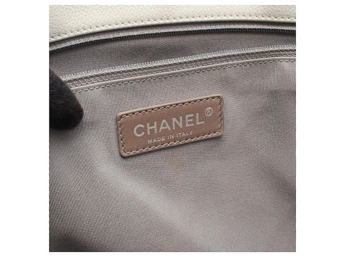 Chanel Matelassé Large Coco Mark Tote Bag Weiß - Ansicht 4