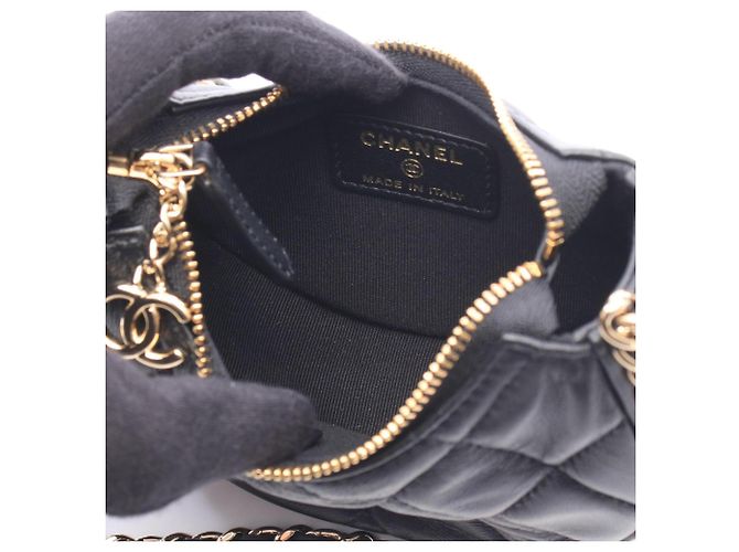 Borsa Hobo Small Matelassé Chanel Nero - vista 3