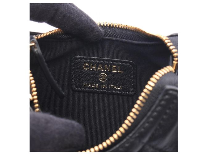 Borsa Hobo Small Matelassé Chanel Nero - vista 4