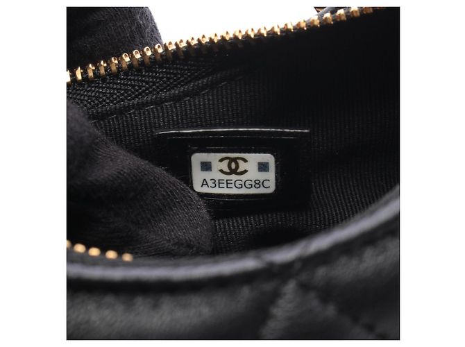 Borsa Hobo Small Matelassé Chanel Nero - vista 5