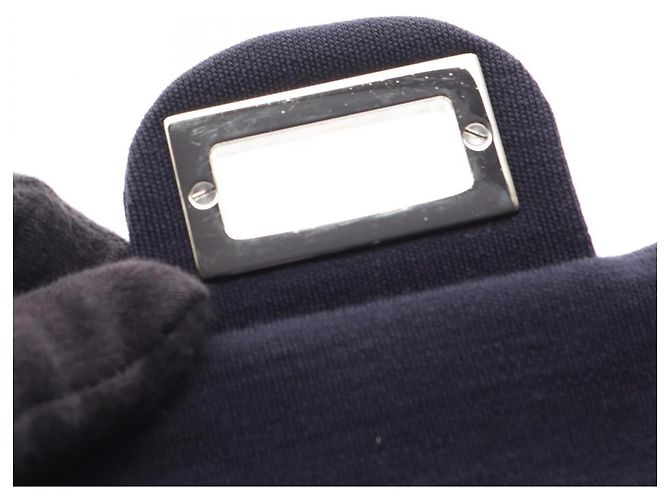 Borsa a tracolla Chanel Matelassé Union Jack Blu navy - vista 6