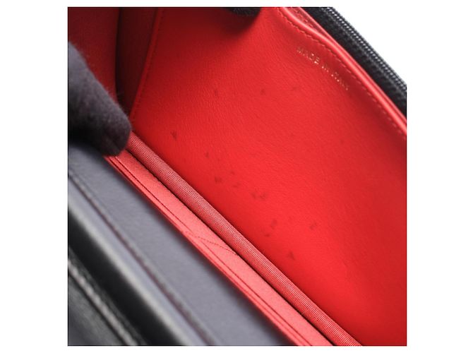 Borsa a tracolla Chanel Matelassé Logo Nero - vista 8