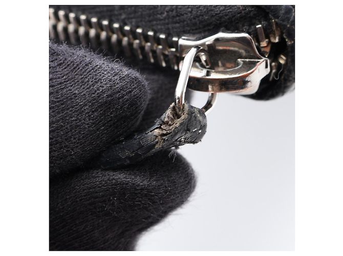 Cartera larga redonda Chanel Matelassé Glitter Negro - vista 11