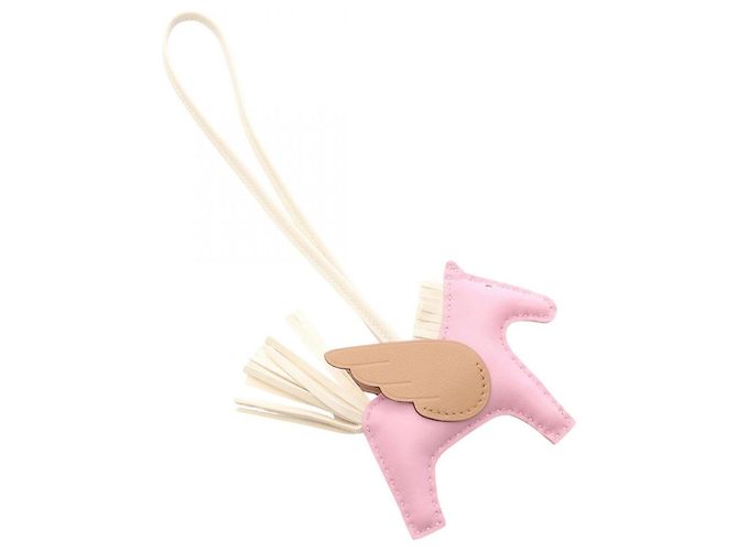 Hermès Hermes Rodeo Pegasus PM Handbag Charm Marrone Rosa Crudo - vista 2