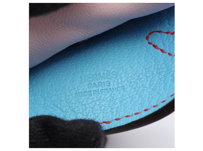 Hermès Hermes Rodeo PM Charm Rosa Rosso Blu Blu chiaro - vista 3