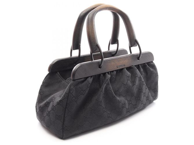 Sac à main Gucci GG Canvas Noir - vue 2
