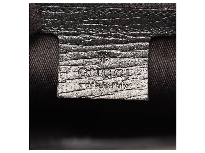 Sac à main Gucci GG Canvas Noir - vue 4