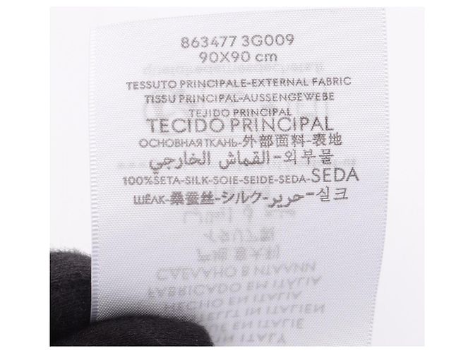 Gucci x Yuko Higuchi Seidentuch mit GG-Muster Mehrfarben Grün - Ansicht 3