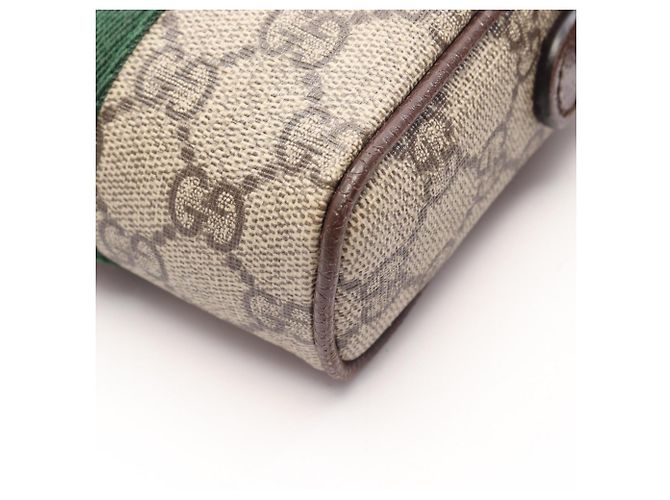 Gucci Ophidia GG Supreme Schultertasche Braun Mehrfarben Beige - Ansicht 5