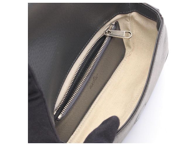 Bolso de hombro Gucci Ophidia Super Mini GG Supreme Castaño Negro - vista 3