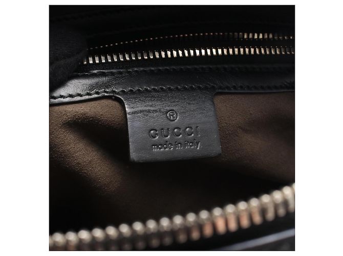 Zaino/Borsa Gucci Guccissima Nero - vista 4