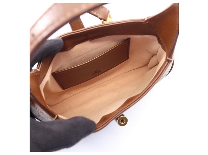 Borsa 2-Way Gucci Jackie 1961 GG Supreme Marrone Multicolore Beige - vista 3