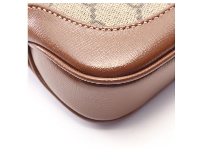 Borsa 2-Way Gucci Jackie 1961 GG Supreme Marrone Multicolore Beige - vista 5