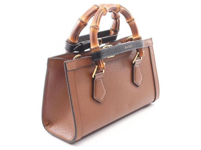 Borsa a mano 2-Way Gucci Diana Small Marrone - vista 2