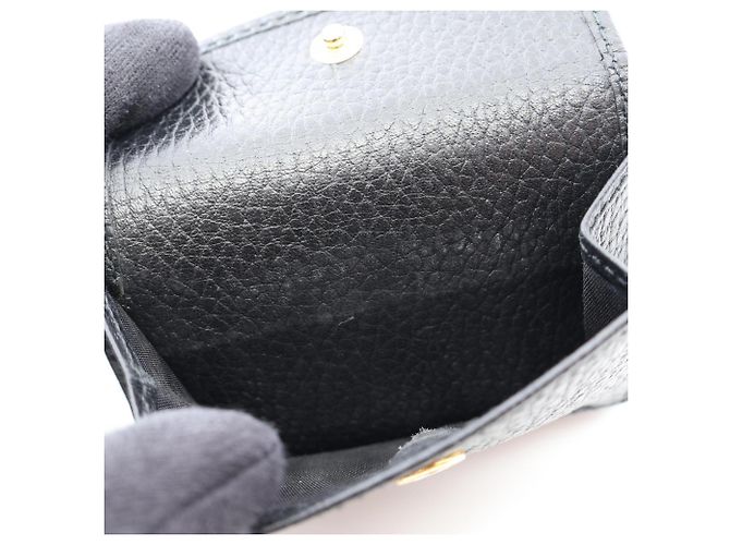 Cartera Gucci Petite Marmont Tri-fold Negro - vista 8