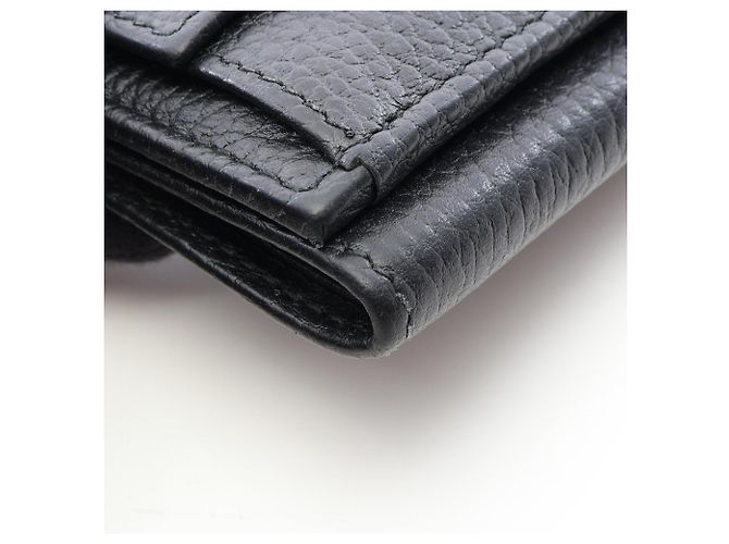 Cartera Gucci Petite Marmont Tri-fold Negro - vista 9