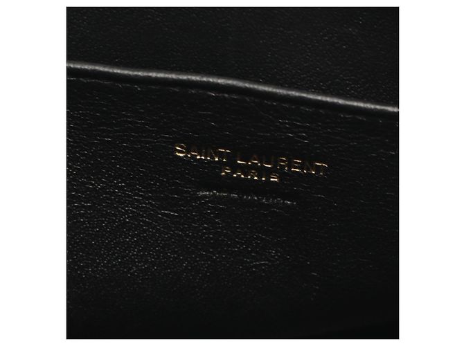 Borsa Yves Saint Laurent Baby Monogram Cabas Nero - vista 4
