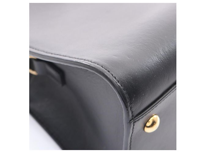 Borsa Yves Saint Laurent Baby Monogram Cabas Nero - vista 6