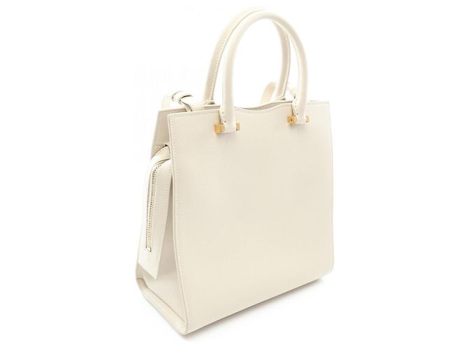 Borsa Saint Laurent Paris Uptown Tote Small Crudo - vista 2