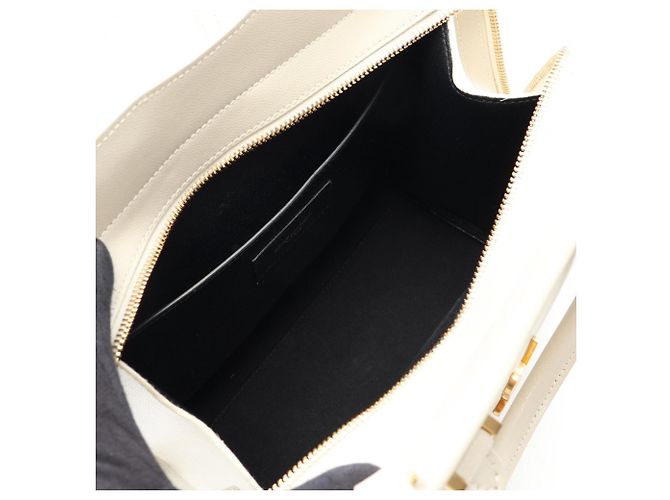 Borsa Saint Laurent Paris Uptown Tote Small Crudo - vista 3