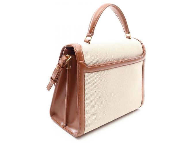 Borsa 2-Way Cassandra Yves Saint Laurent Paris Marrone Crudo - vista 2