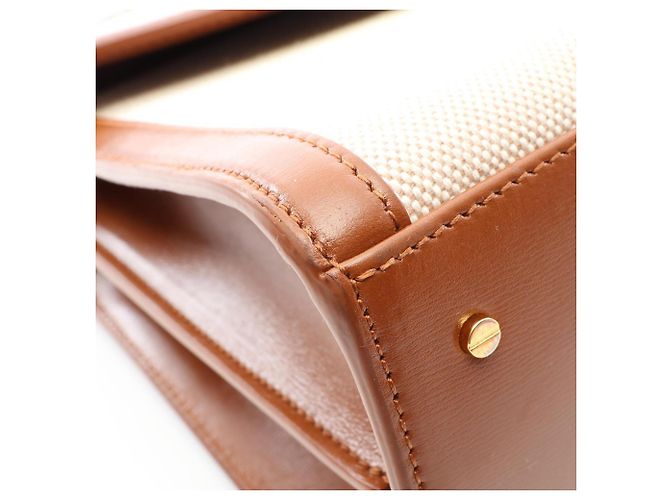 Borsa 2-Way Cassandra Yves Saint Laurent Paris Marrone Crudo - vista 6