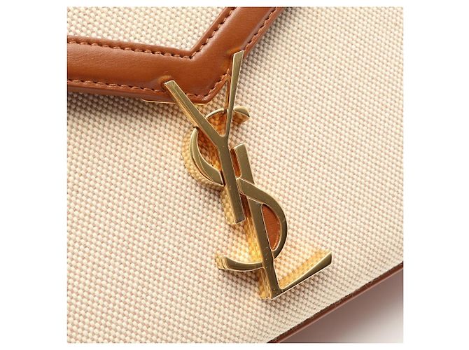Borsa 2-Way Cassandra Yves Saint Laurent Paris Marrone Crudo - vista 9