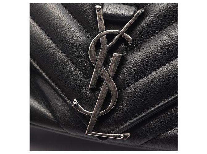 Borsa a tracolla Yves Saint Laurent Baby Chai Nero - vista 6