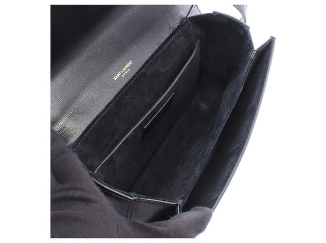 Borsa a tracolla Yves Saint Laurent Belchasse Medium Nero - vista 3