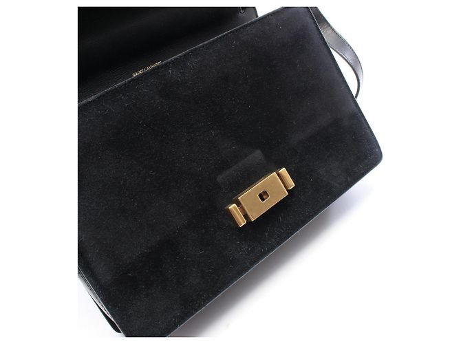 Borsa a tracolla Yves Saint Laurent Belchasse Medium Nero - vista 6