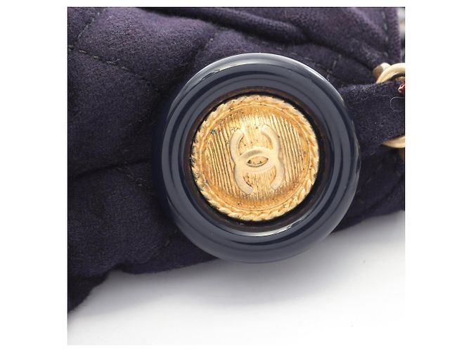 Timeless Borsa a tracolla 2-Way Matelassé Chanel Paris Hamburg Blu navy - vista 9
