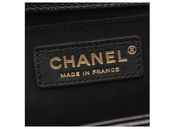Borsa a tracolla Chanel Boy Nero - vista 4