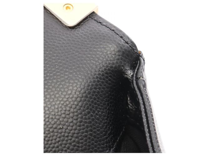 Borsa a tracolla Chanel Boy Nero - vista 6
