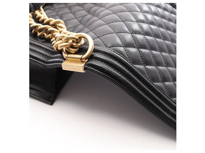 Borsa a tracolla Chanel Boy Nero - vista 8