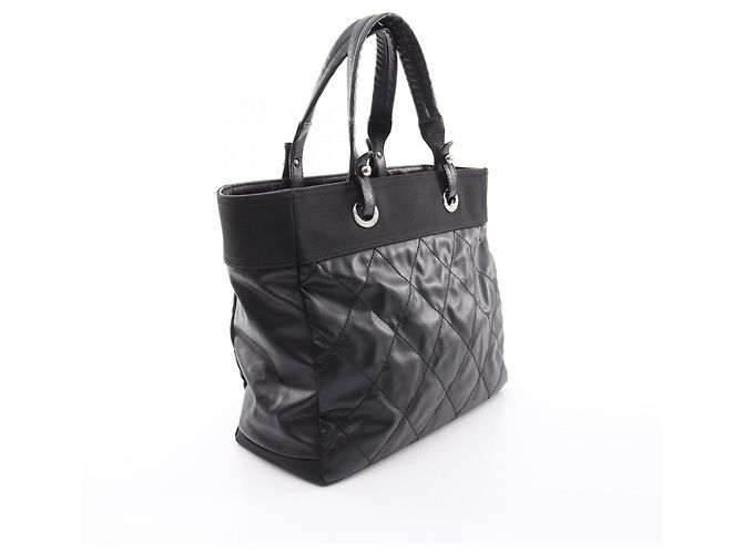 Borsa Tote Chanel Paris Biarritz MM Nero - vista 2