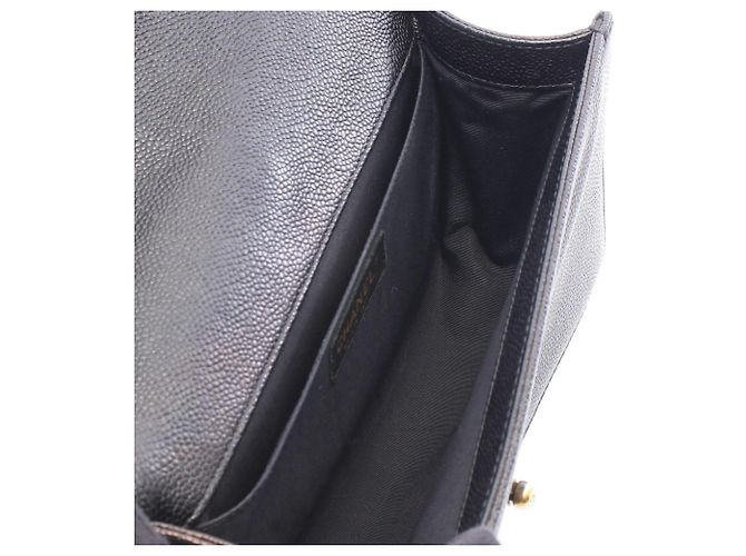 Borsa a tracolla Chanel Boy Nero - vista 3