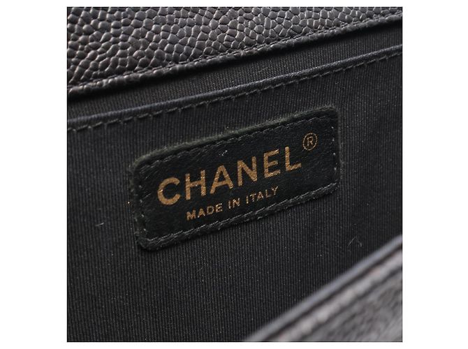 Borsa a tracolla Chanel Boy Nero - vista 4