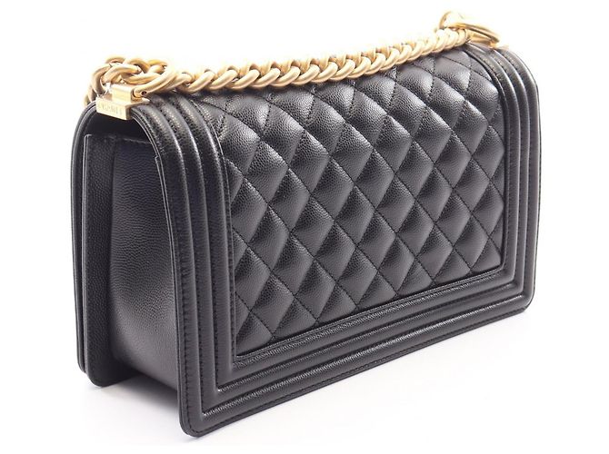 Borsa a tracolla Chanel Boy in nero - vista 2