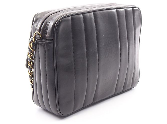 Borsa a tracolla Chanel Mademoiselle Nero - vista 2