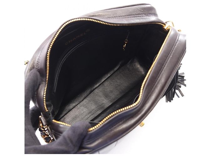 Borsa a tracolla Chanel Mademoiselle Nero - vista 3