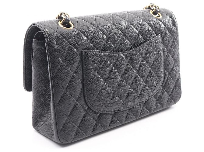 Borsa a tracolla Chanel Matelassé Double Flap Nero - vista 2